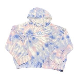 ADIDAS KIDCORE CROPPED HOODIE SWEATSHIRT